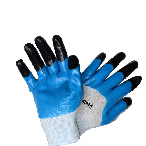 Custom Nitrile Dipped Safety Gloves with Logo Print